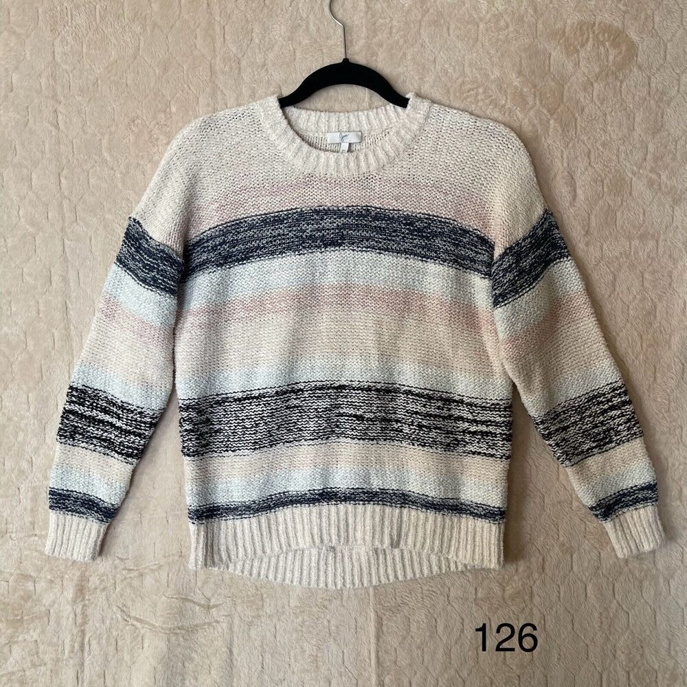 Joie Marelda‎ Striped Sweater Blue/Pink Sz XS